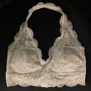 Aerie Halter Lace Bralette